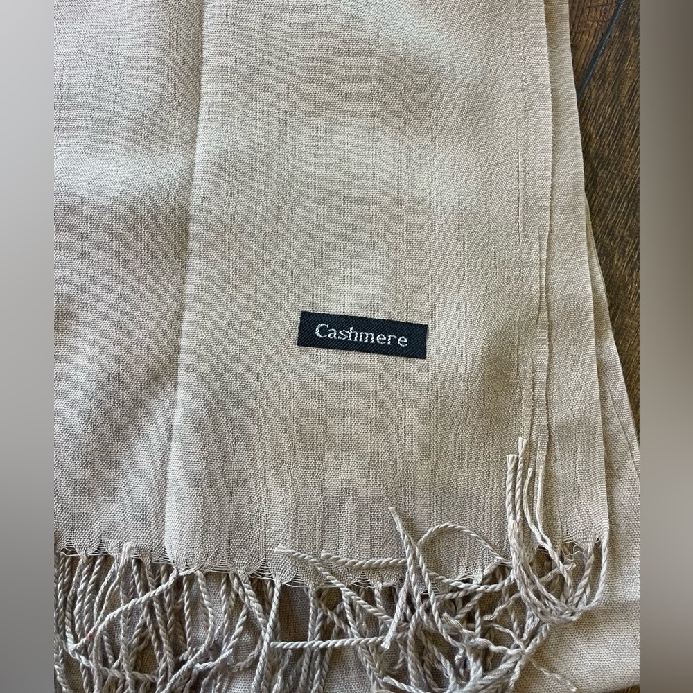 Cashmere Tan Scarf